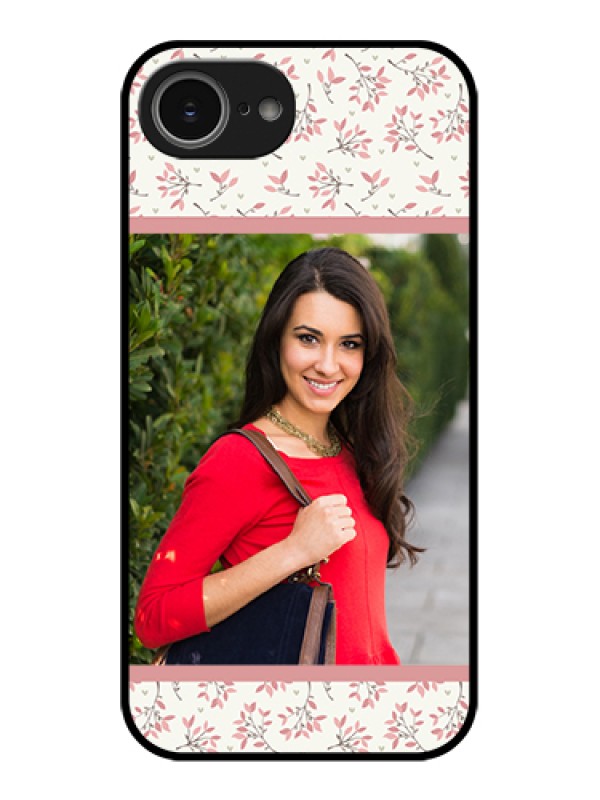 Custom iPhone 16e Custom Glass Phone Case - Stunning Floral Design