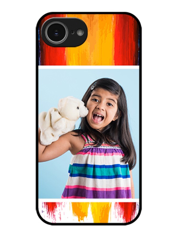 Custom iPhone 16e Custom Glass Phone Case - Multi Color Design