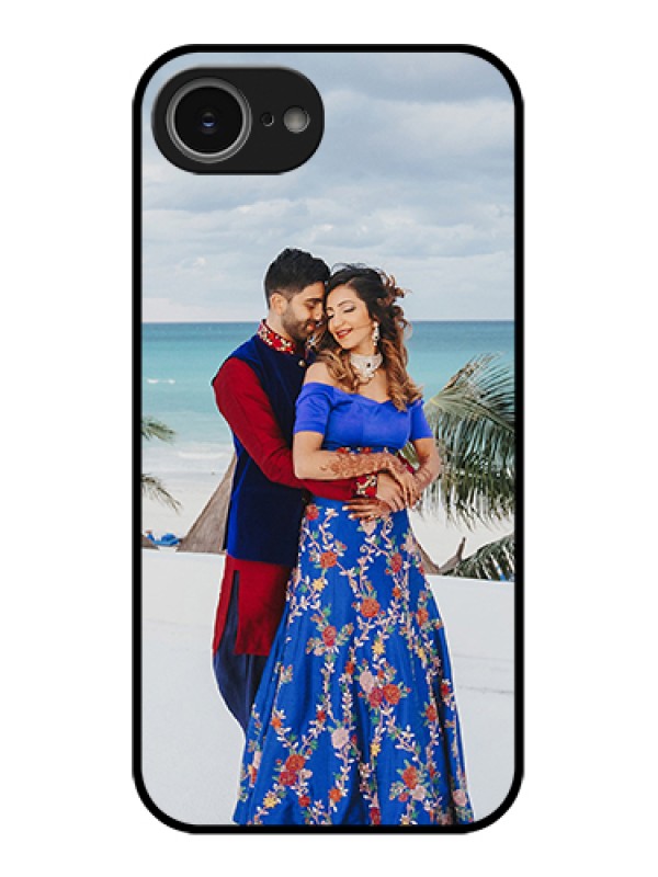 Custom iPhone 16e Custom Glass Phone Case - Upload Full Picture Design