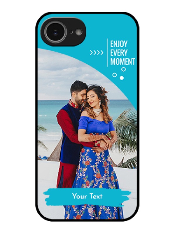Custom iPhone 16e Custom Glass Phone Case - Happy Moment Design