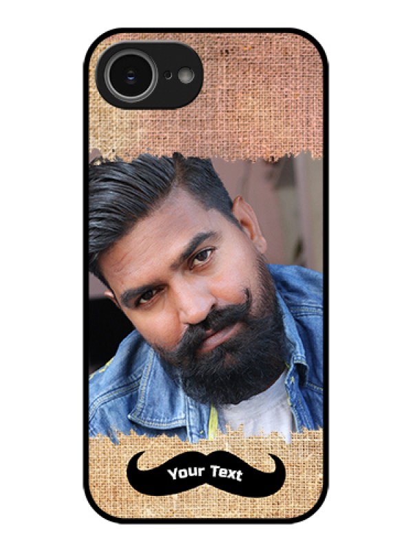 Custom iPhone 16e Custom Glass Phone Case - With Texture Design