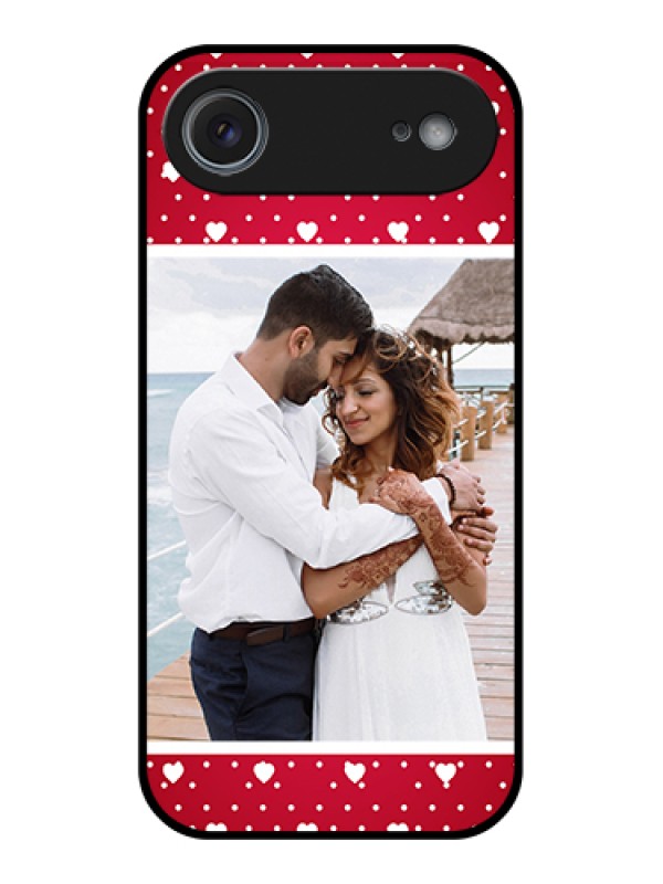 Custom Apple iPhone 17 Air Custom Glass Phone Case - Hearts Mobile Case Design