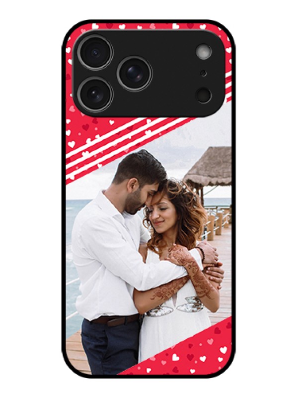Custom Apple iPhone 17 Pro Max Custom Glass Phone Case - Valentines Gift Design