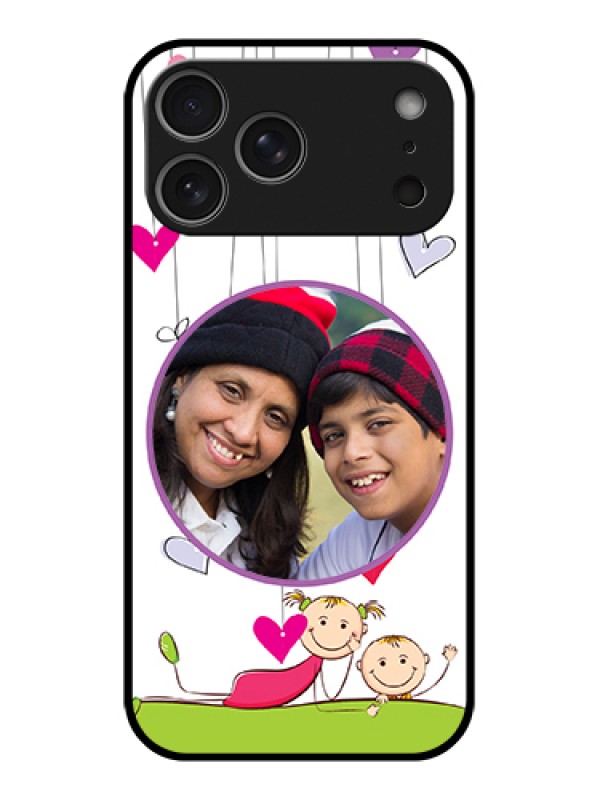 Custom Apple iPhone 17 Pro Max Custom Glass Phone Case - Cute Kids Phone Case Design