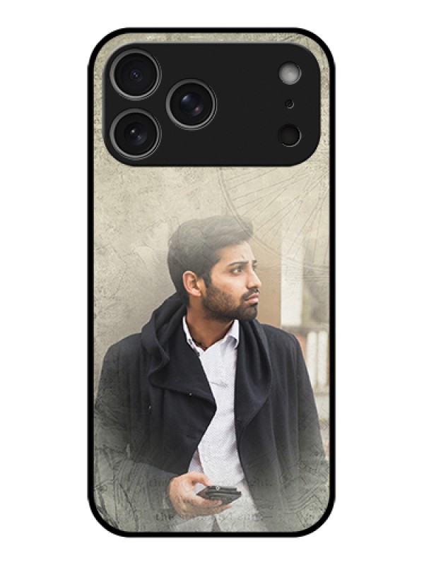 Custom Apple iPhone 17 Pro Max Custom Glass Phone Case - With Vintage Design