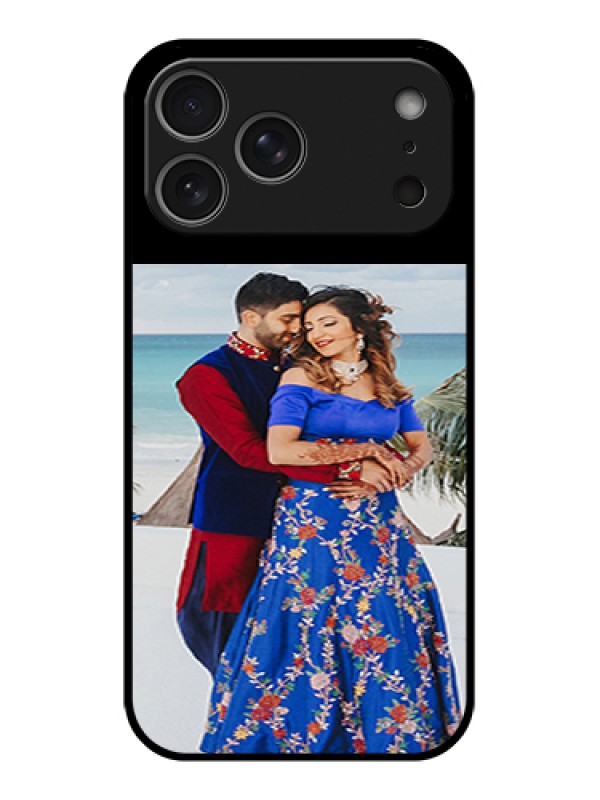 Custom Apple iPhone 17 Pro Max Custom Glass Phone Case - Upload Full Picture With Custom Color Design