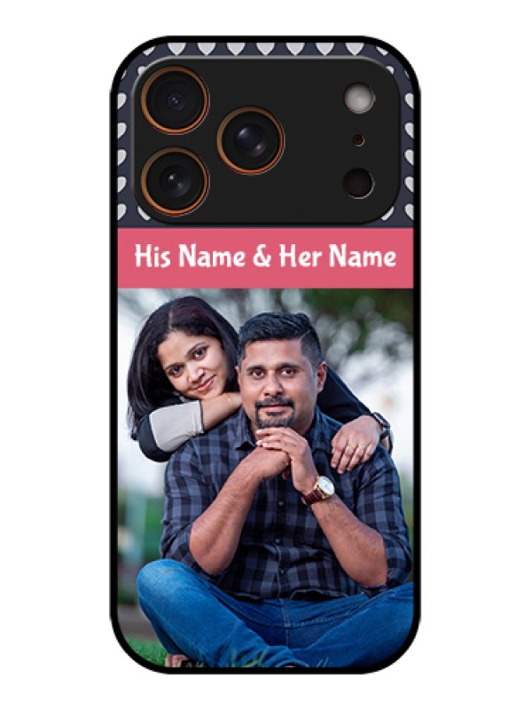 Custom Apple iPhone 17 Pro Custom Glass Phone Case - Love Symbols Design