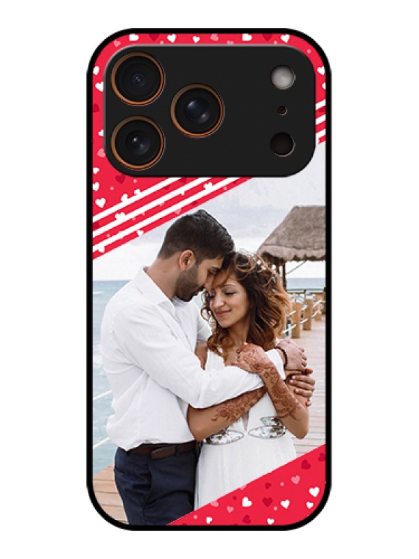 Custom Apple iPhone 17 Pro Custom Glass Phone Case - Valentines Gift Design