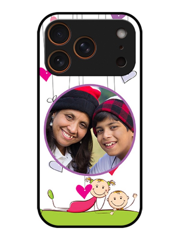 Custom Apple iPhone 17 Pro Custom Glass Phone Case - Cute Kids Phone Case Design