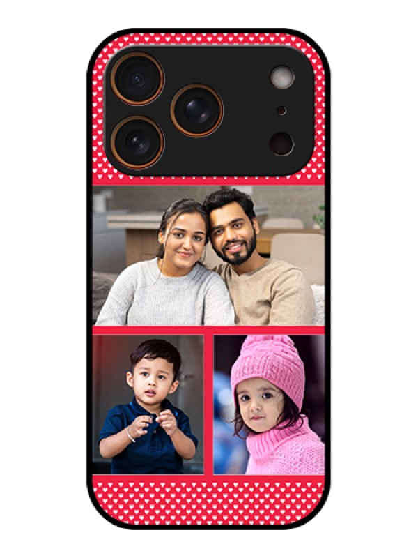 Custom Apple iPhone 17 Pro Custom Glass Phone Case - Bulk Photo Upload Design