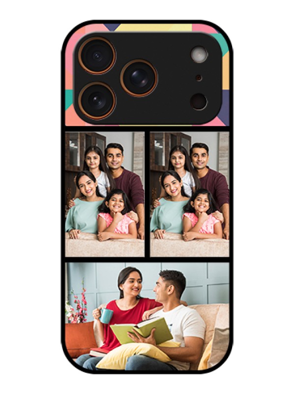 Custom Apple iPhone 17 Pro Custom Glass Phone Case - Bulk Pic Upload Design