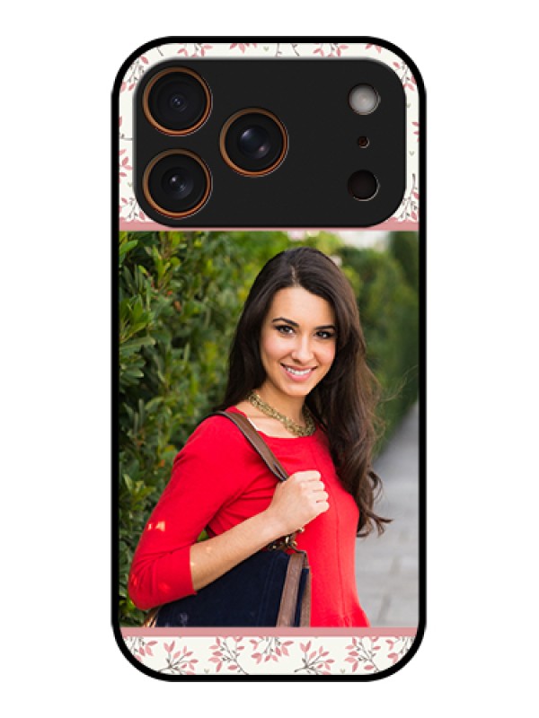 Custom Apple iPhone 17 Pro Custom Glass Phone Case - Stunning Floral Design
