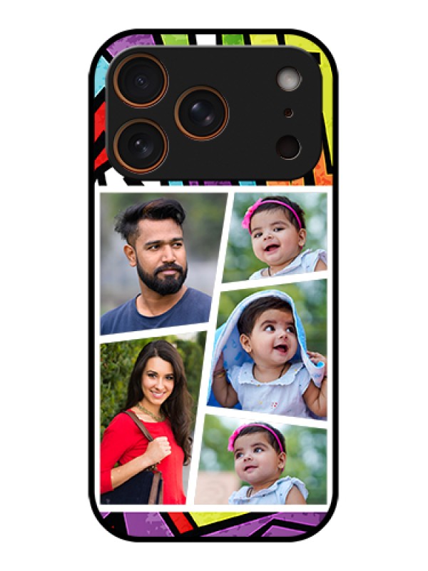 Custom Apple iPhone 17 Pro Custom Glass Phone Case - Graffiti Pattern Design