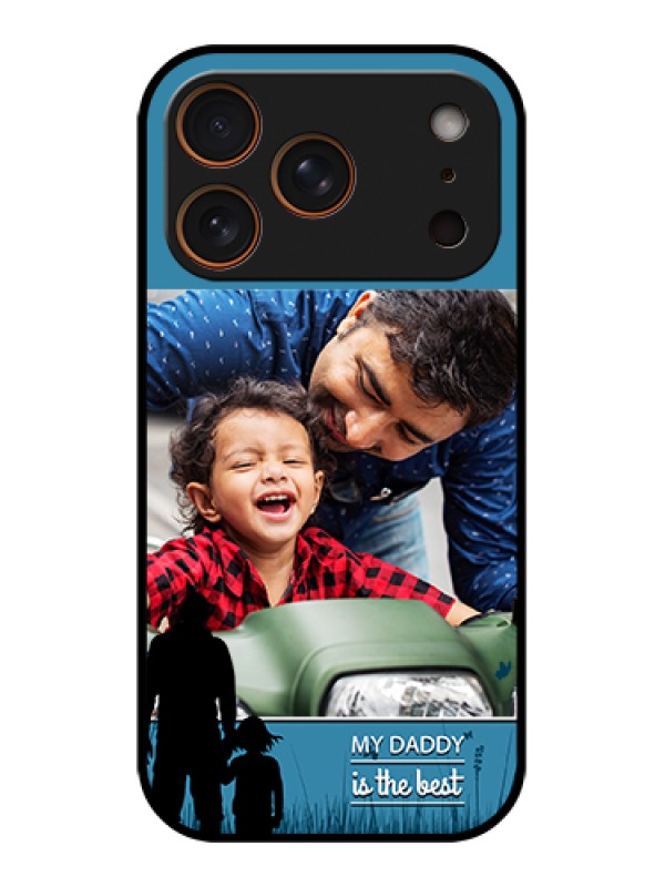 Custom Apple iPhone 17 Pro Custom Glass Phone Case - Best Dad Design