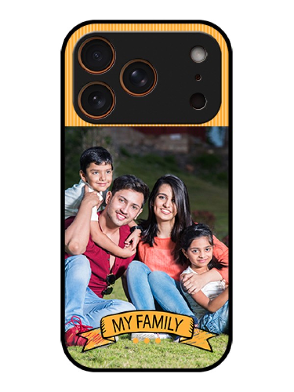 Custom Apple iPhone 17 Pro Custom Glass Phone Case - My Family Design