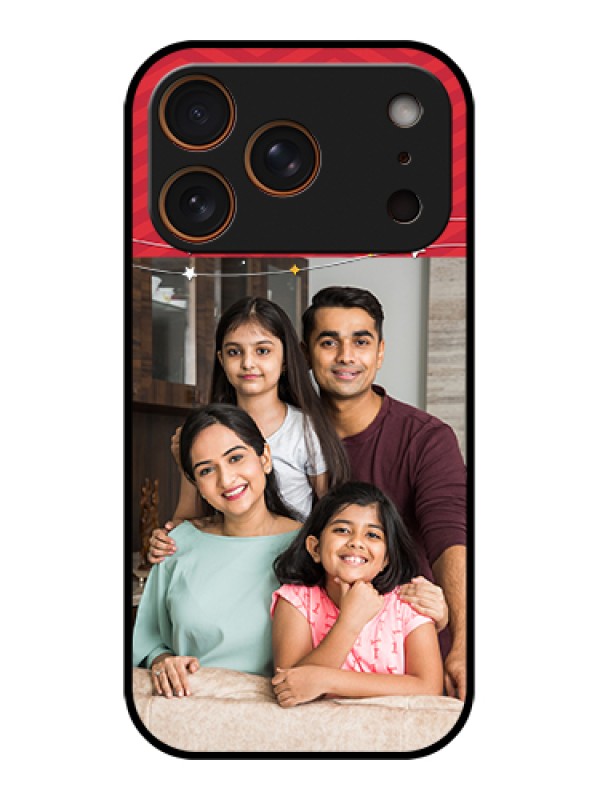 Custom Apple iPhone 17 Pro Custom Glass Phone Case - Happy Family Design