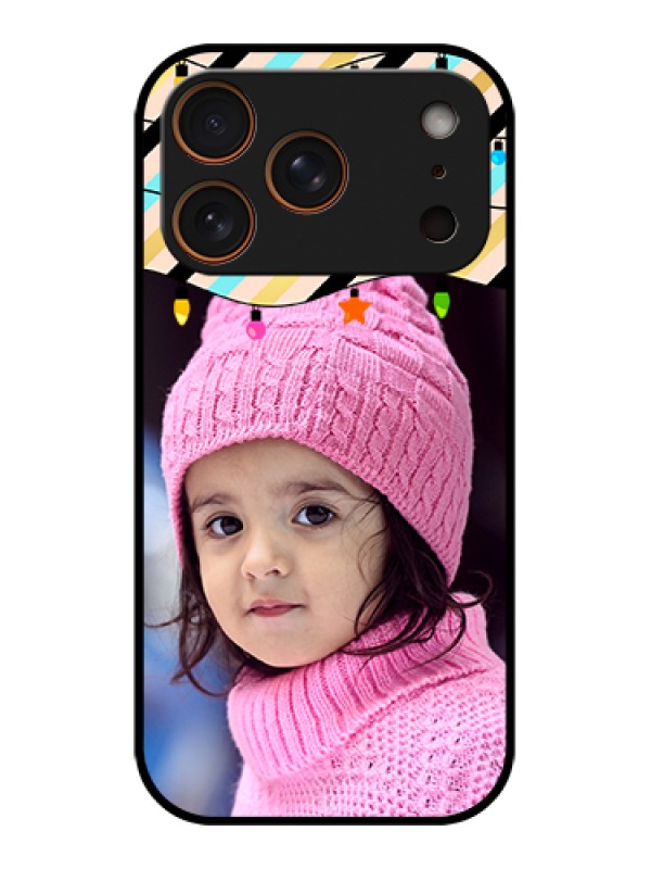 Custom Apple iPhone 17 Pro Custom Glass Phone Case - Lights Hanging Design