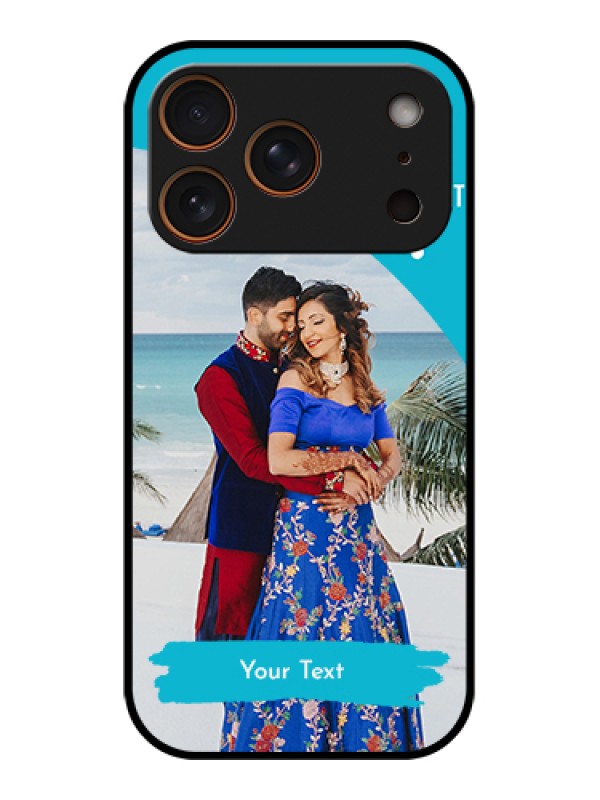 Custom Apple iPhone 17 Pro Custom Glass Phone Case - Happy Moment Design