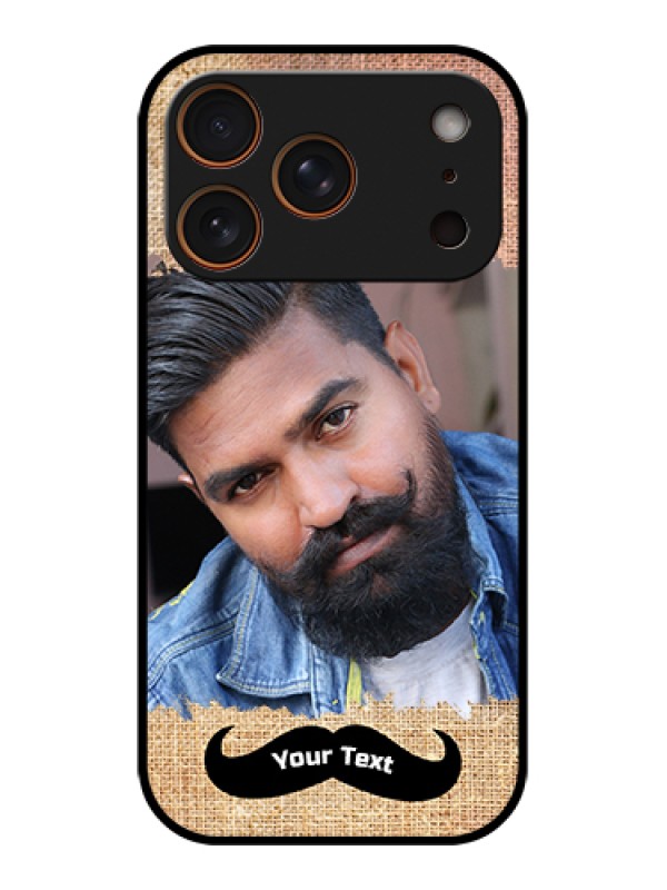 Custom Apple iPhone 17 Pro Custom Glass Phone Case - With Texture Design