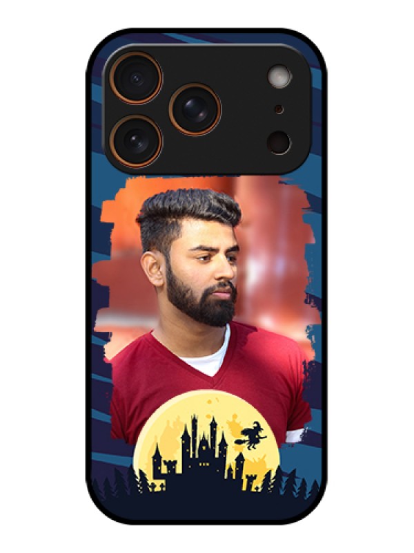 Custom Apple iPhone 17 Pro Custom Glass Phone Case - Halloween Witch Design