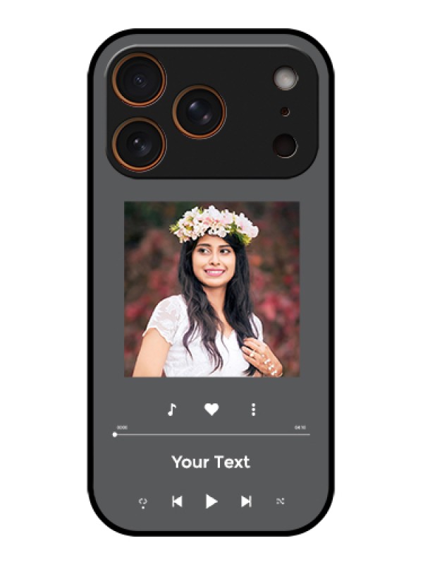 Custom Apple iPhone 17 Pro Custom Glass Phone Case - Play The Music Design