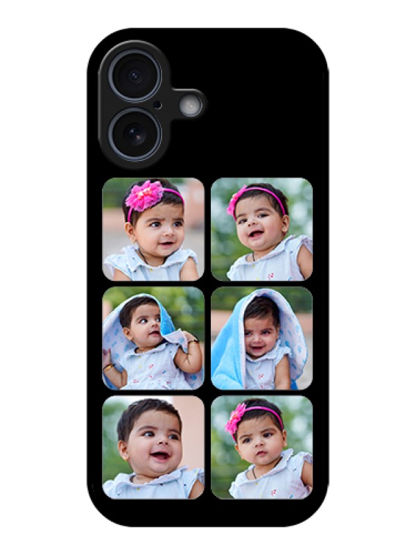 Custom Apple iPhone 17 Custom Glass Phone Case - Multiple Pictures Design