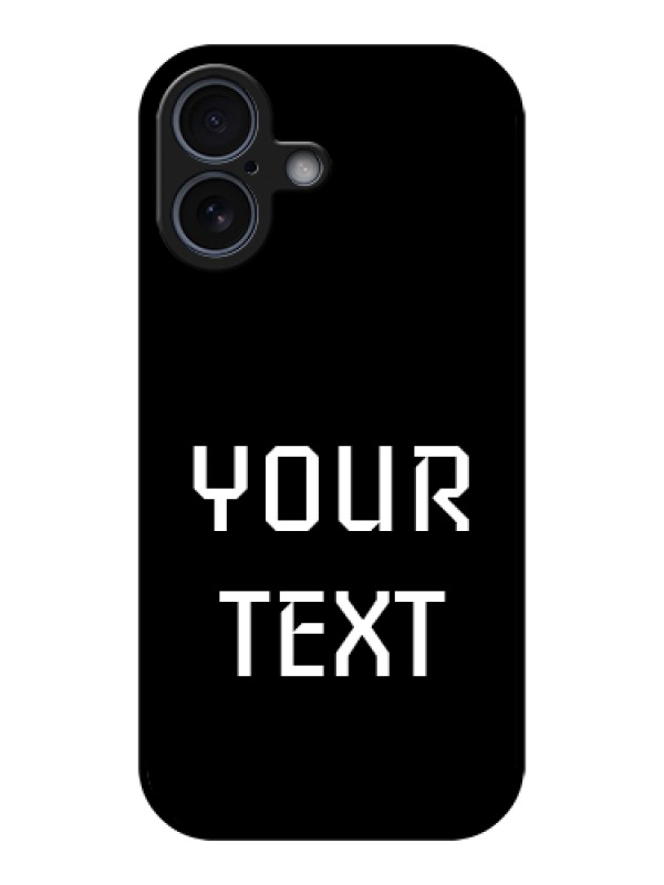 Custom Apple iPhone 17 Custom Glass Phone Case - Your Name Design