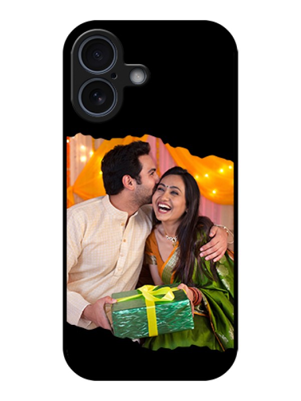 Custom Apple iPhone 17 Custom Glass Phone Case - Tear - Off Design