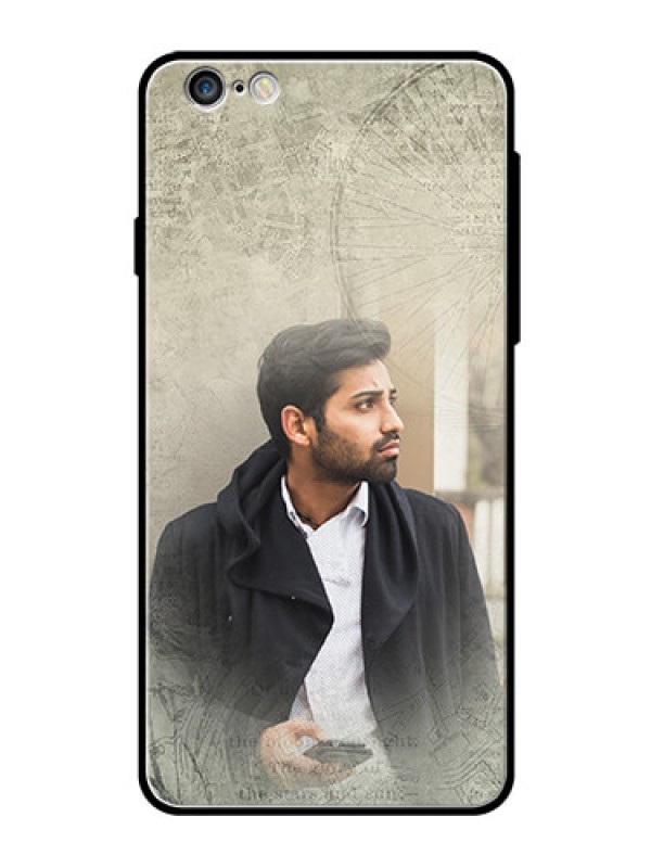 Custom Apple iPhone 6 Plus Custom Glass Phone Case  - with vintage design
