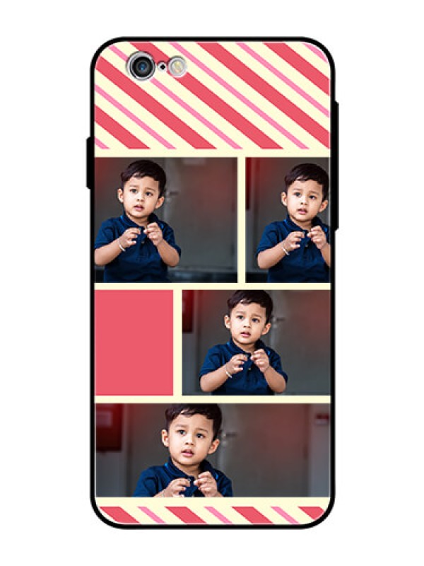 Custom Apple iPhone 6 Personalized Glass Phone Case  - Picture Upload Mobile Case Design