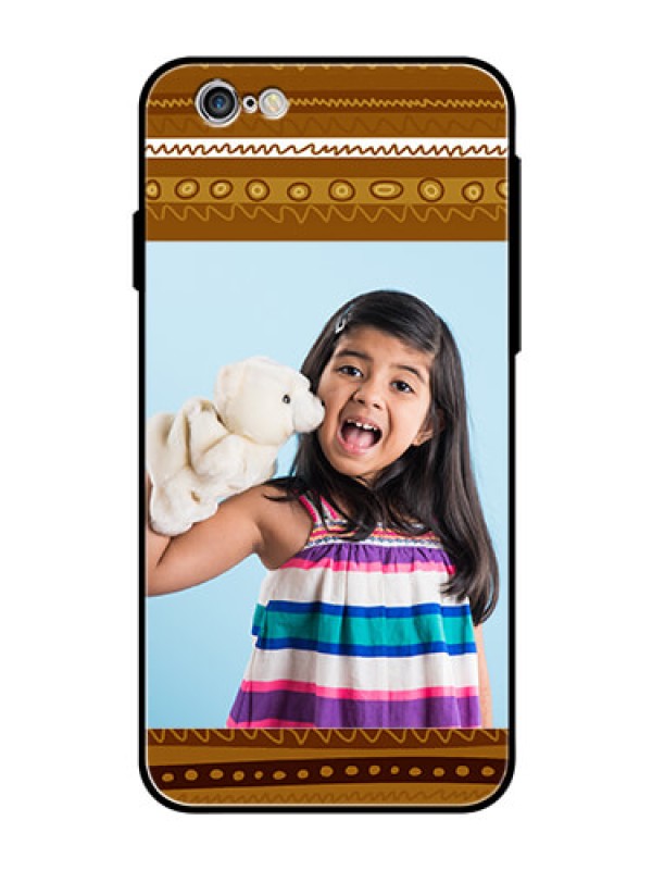 Custom Apple iPhone 6 Custom Glass Phone Case  - Friends Picture Upload Design 
