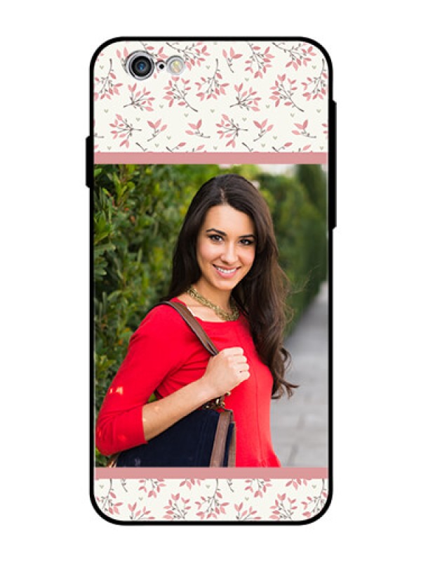 Custom Apple iPhone 6 Custom Glass Phone Case  - Premium Floral Design