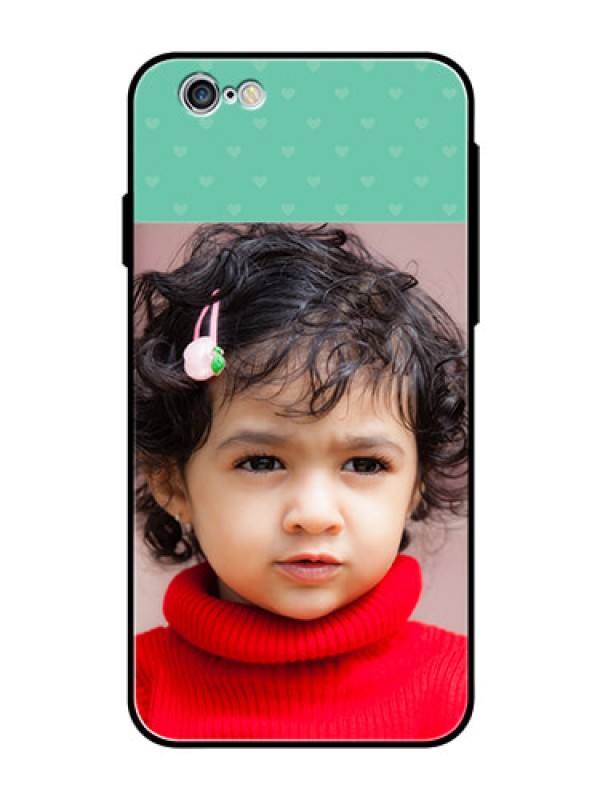 Custom Apple iPhone 6 Custom Glass Phone Case  - Lovers Picture Design