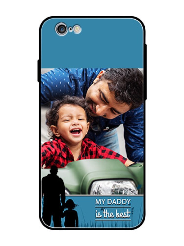 Custom Apple iPhone 6 Custom Glass Mobile Case  - Best dad design 