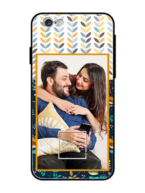 Custom Apple iPhone 6 Custom Glass Mobile Case  - Pattern Design