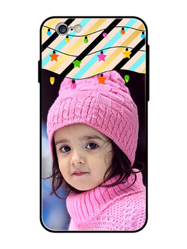 Custom Apple iPhone 6 Custom Glass Mobile Case  - Lights Hanging Design