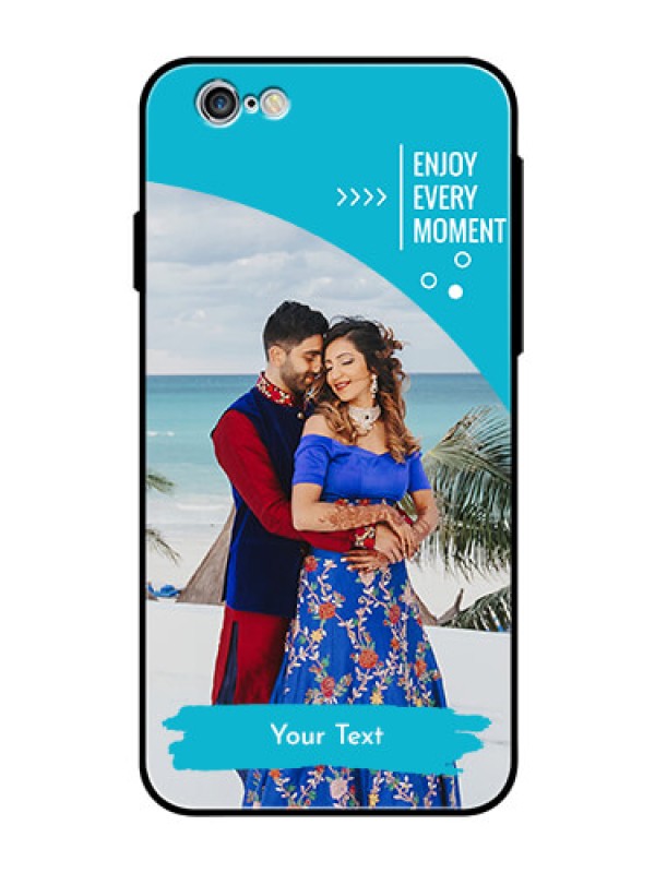 Custom Apple iPhone 6 Custom Glass Mobile Case  - Happy Moment Design