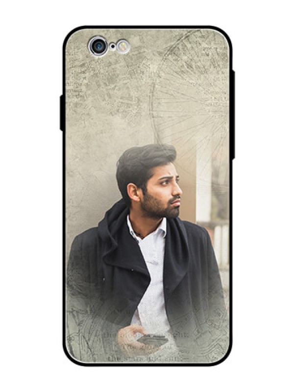Custom Apple iPhone 6 Custom Glass Phone Case  - with vintage design