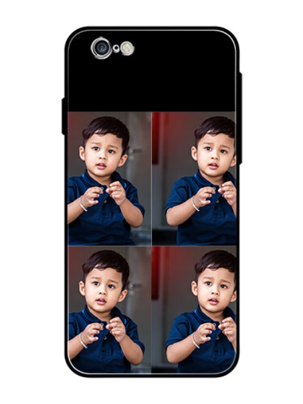 Custom Iphone 6 4 Image Holder on Glass Mobile Cover