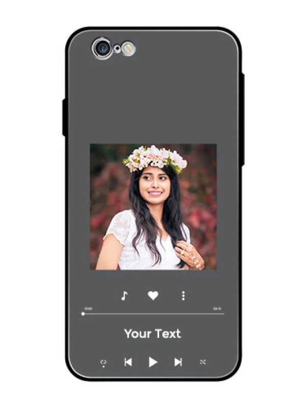 Custom iPhone 6 Custom Glass Mobile Case - Play The Music Design