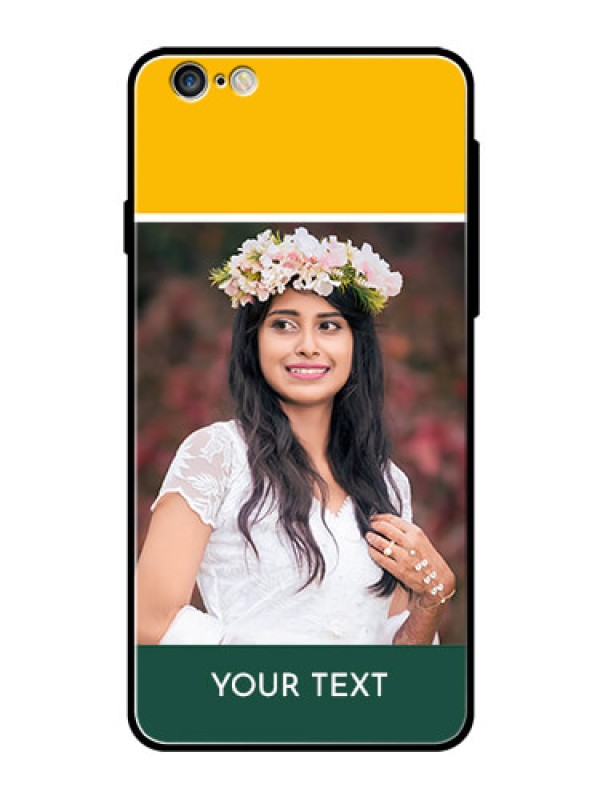 Custom Apple iPhone 6S Plus Photo Printing on Glass Case  - Love You Design
