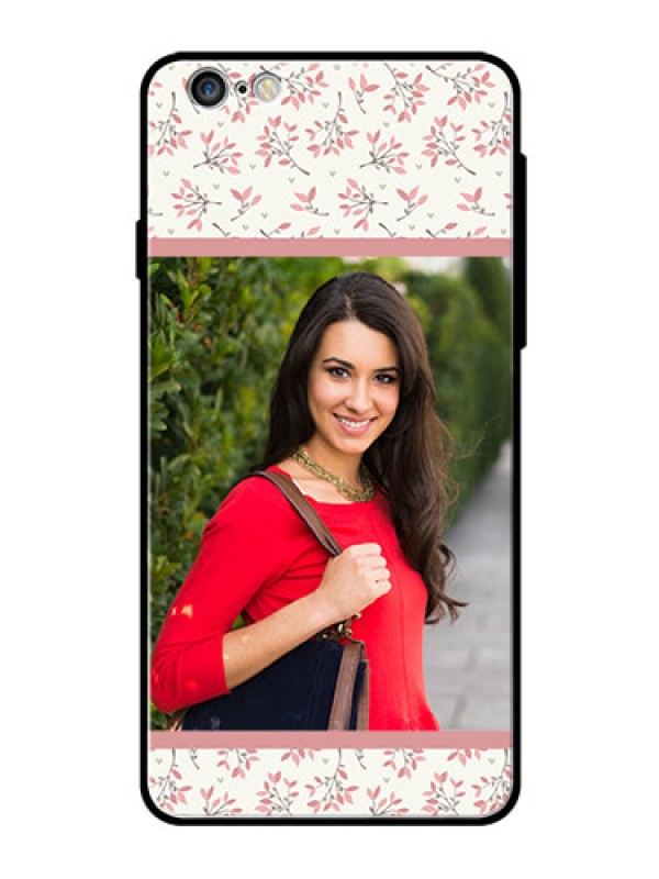 Custom Apple iPhone 6S Plus Custom Glass Phone Case  - Premium Floral Design