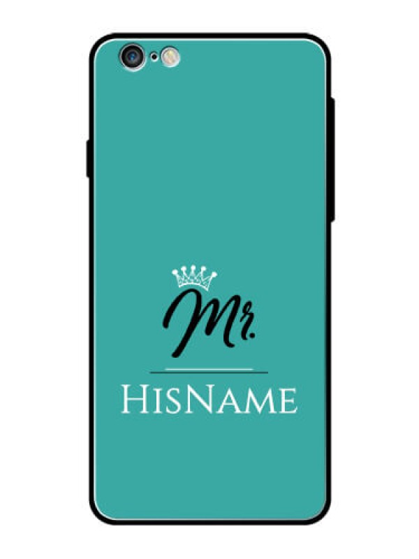 Custom Iphone 6S Plus Custom Glass Phone Case Mr with Name