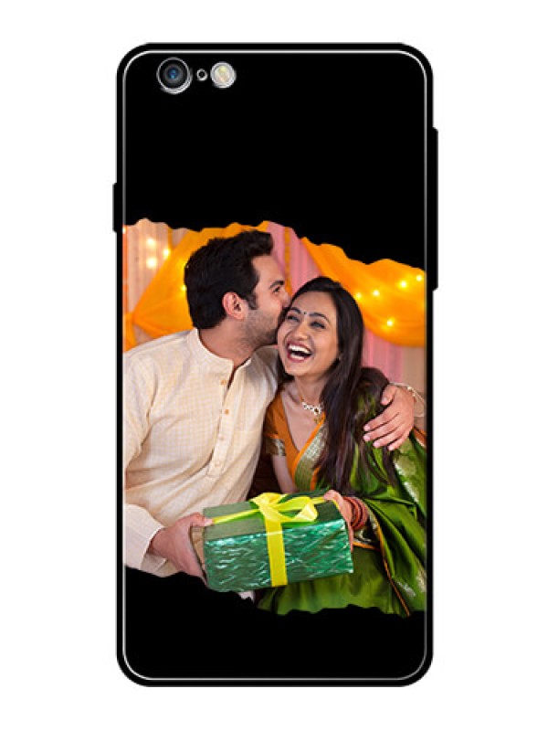 Custom iPhone 6S Plus Custom Glass Phone Case - Tear-off Design