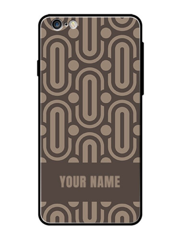 Custom iPhone 6S Plus Custom Glass Phone Case - Captivating Zero Pattern Design