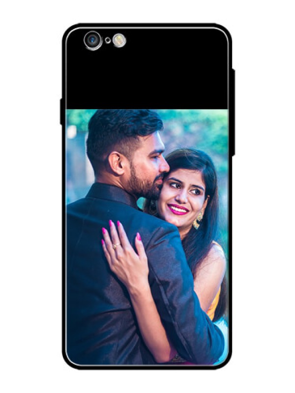 Custom iPhone 6S Plus Custom Glass Phone Case - Upload Full Picture With Custom Color Design