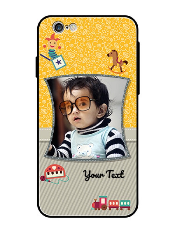 Custom Apple iPhone 6s Personalized Glass Phone Case  - Baby Picture Upload Design