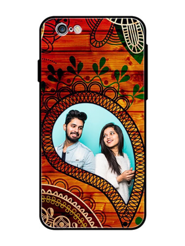 Custom Apple iPhone 6s Personalized Glass Phone Case  - Abstract Colorful Design