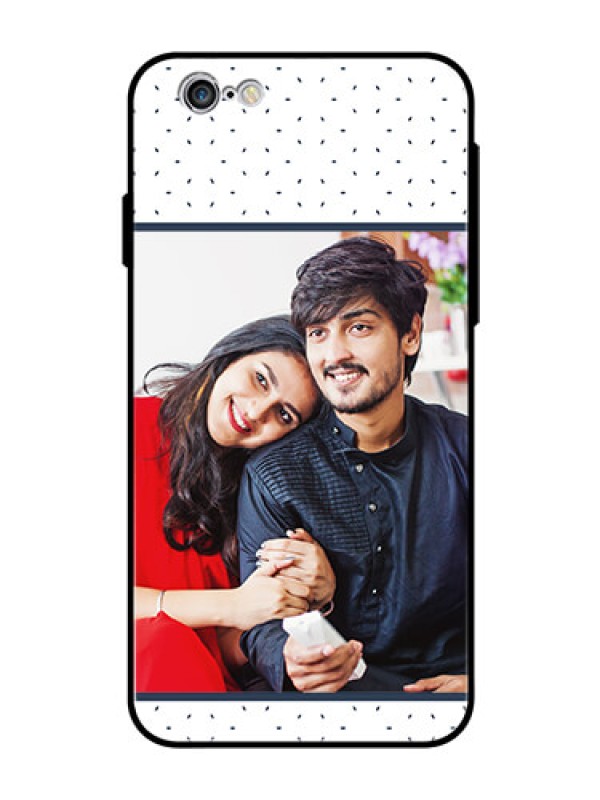 Custom Apple iPhone 6s Personalized Glass Phone Case  - Premium Dot Design