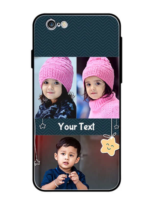 Custom Apple iPhone 6s Custom Glass Mobile Case  - Hanging Stars Design